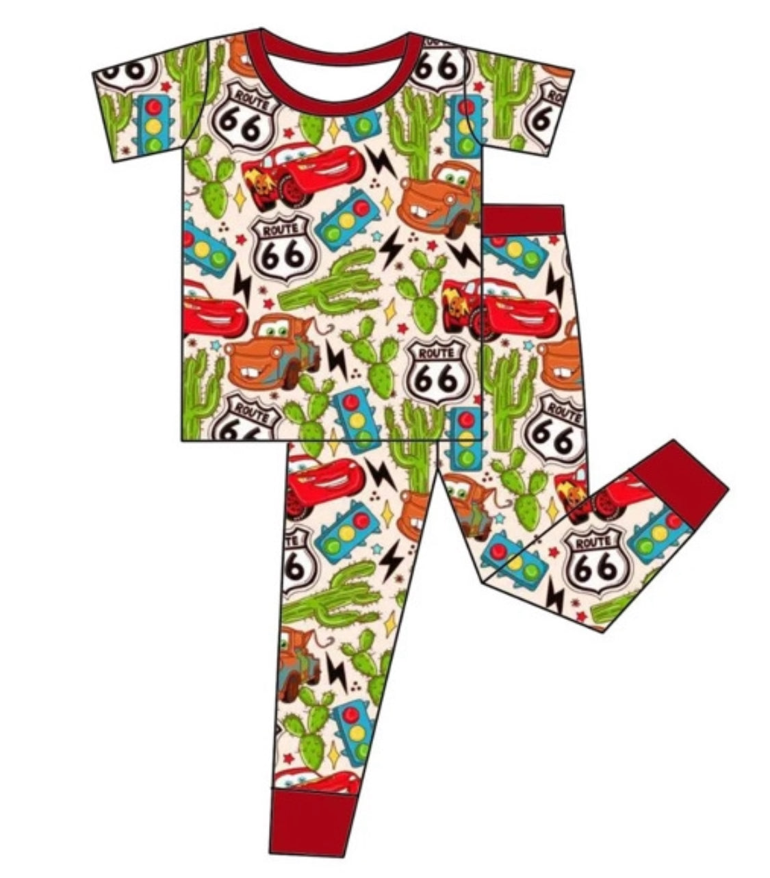 Route 66 kid PJS (PREORDER 6/8 weeks)