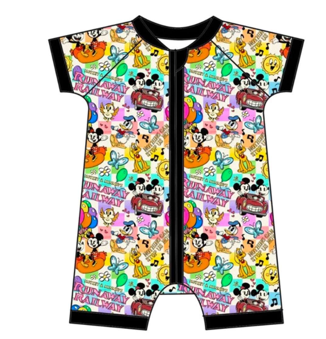 Runway Railroad kid PJS (PREORDER 10/12 weeks)