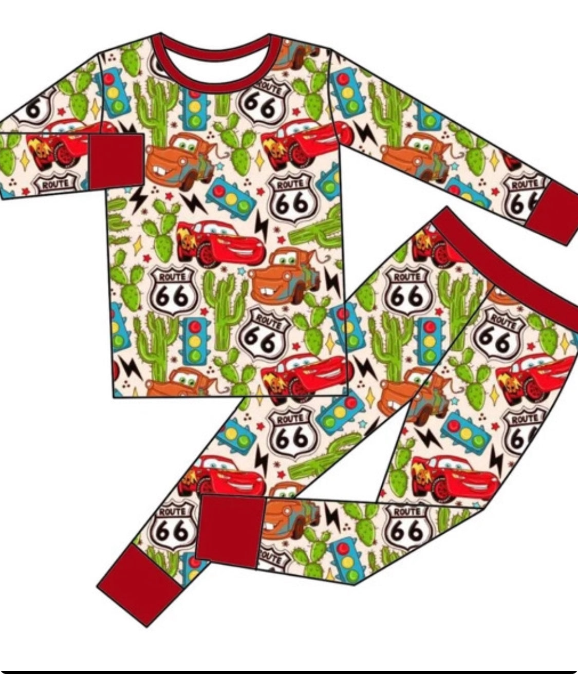 Route 66 kid PJS (PREORDER 6/8 weeks)