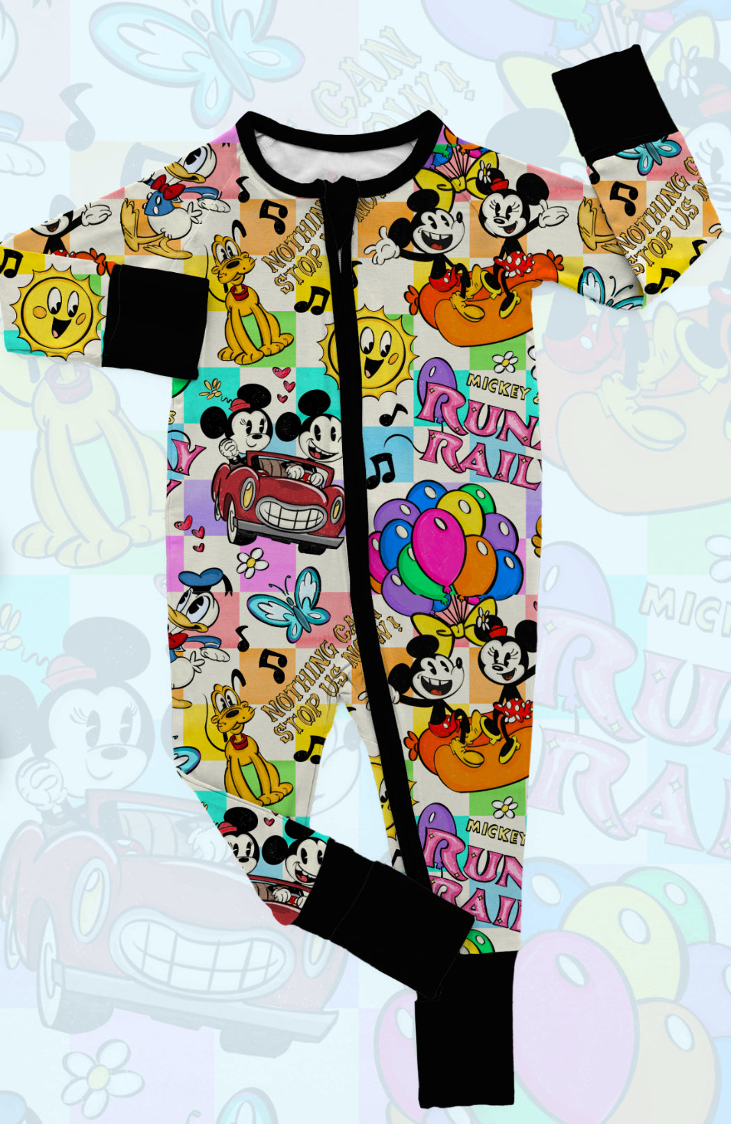 Runway Railroad kid PJS (PREORDER 10/12 weeks)