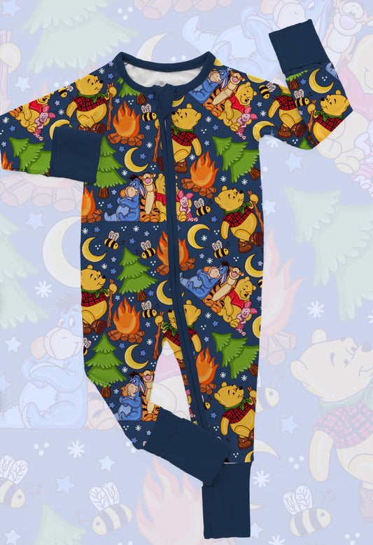 Camping Friends kid PJS (PREORDER 6/8 weeks)