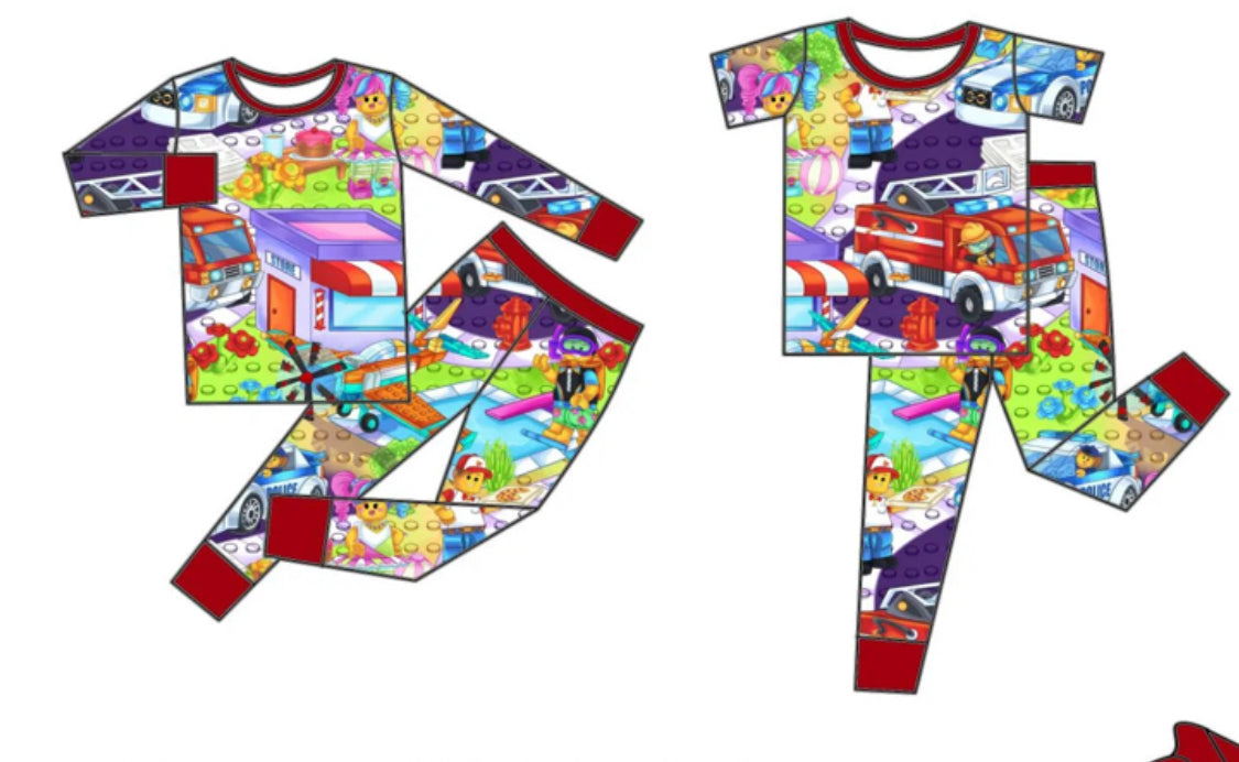 Legos kids PJS (PREORDER 8/10 weeks)