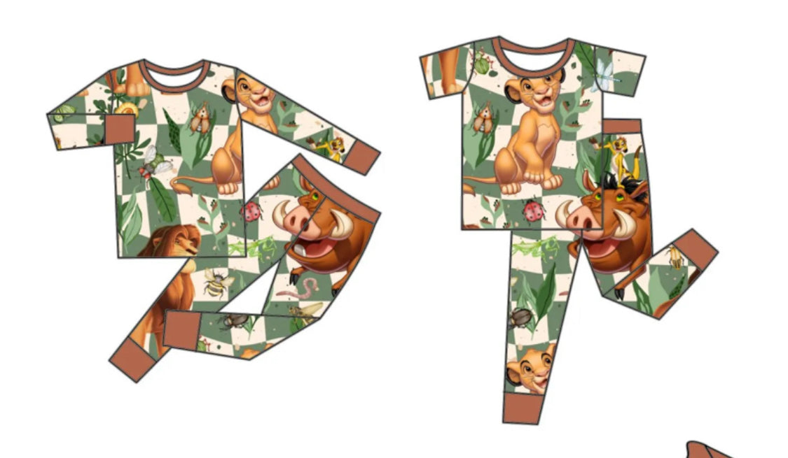 Hakuna Matata PJS (PREORDER 8/10 weeks)