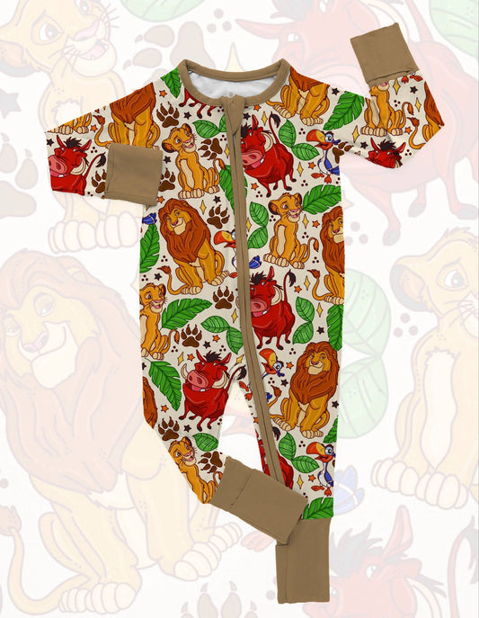 Jungle Buddies kid PJS (PREORDER 6/8 weeks)
